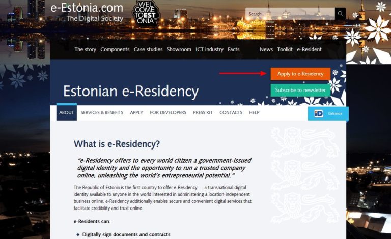 e-Residency of Estonia | Start a EU Business, 100% ONLINE